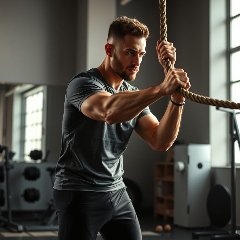 Exercícios de antebraço com corda: Fortaleça seus músculos Exercícios de antebraço com corda: Fortaleça seus músculos