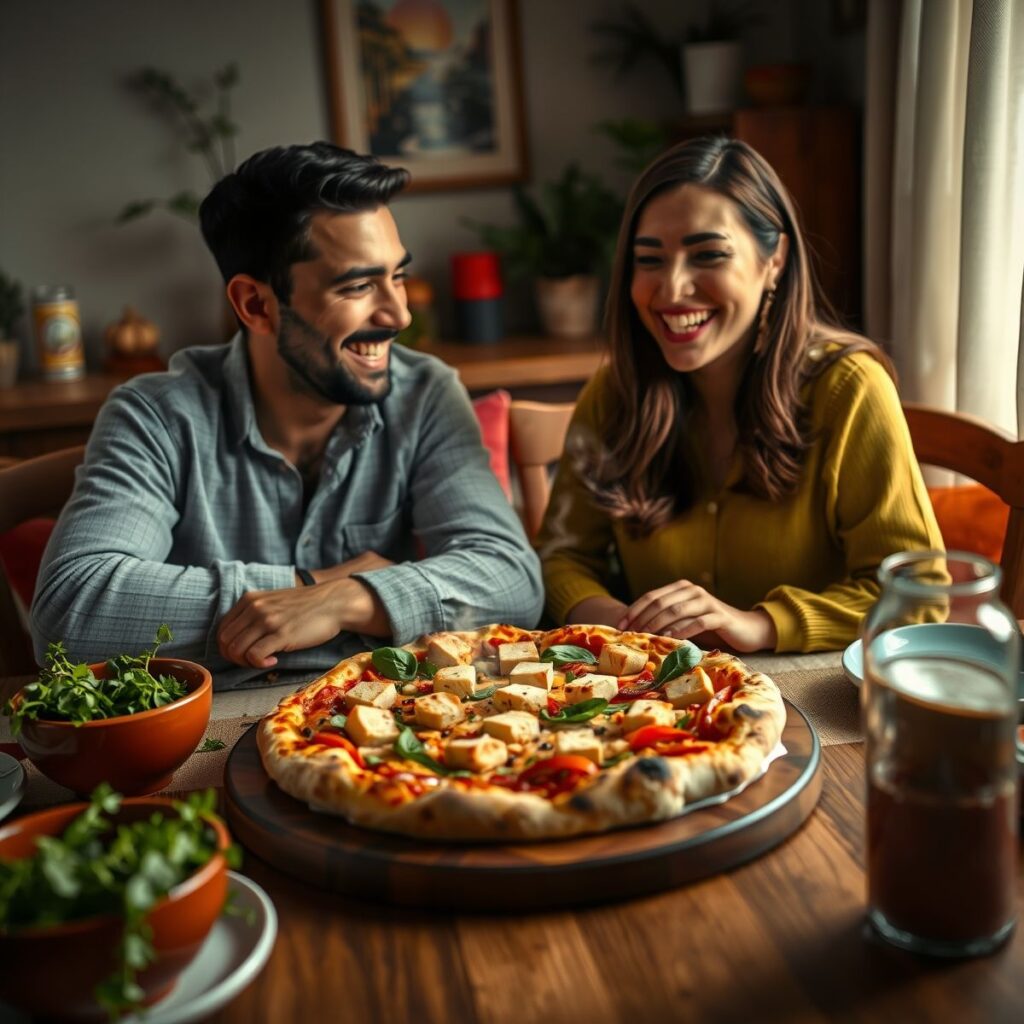 Pizza Fit com Tofu: Receita Saudável e Saborosa Pizza Fit com Tofu: Receita Saudável e Saborosa
