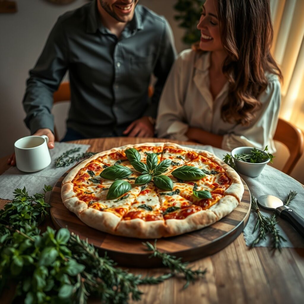 Pizza Fit com Ervas: Receita Saudável e Deliciosa Pizza Fit com Ervas: Receita Saudável e Deliciosa