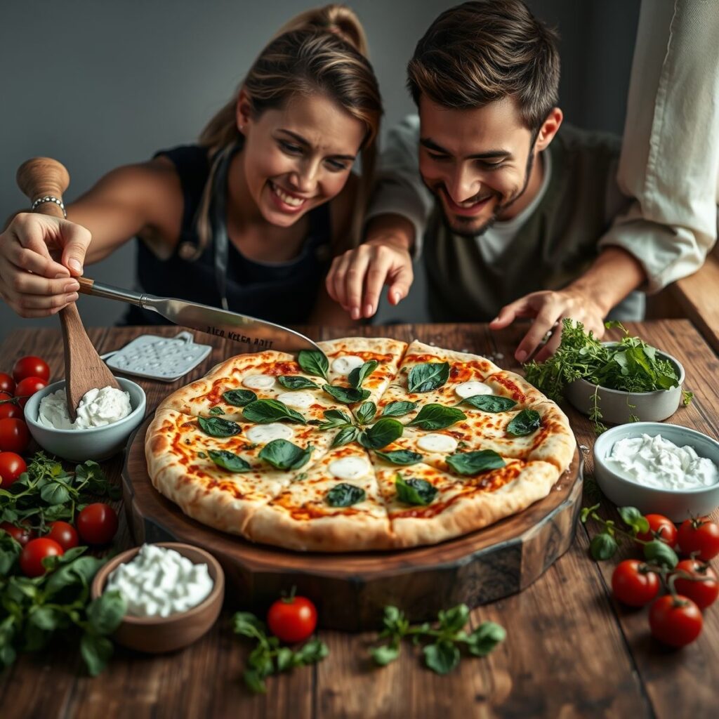 Pizza Fit com Espinafre e Ricota: Receita Saudável e Deliciosa Pizza Fit com Espinafre e Ricota: Receita Saudável e Deliciosa