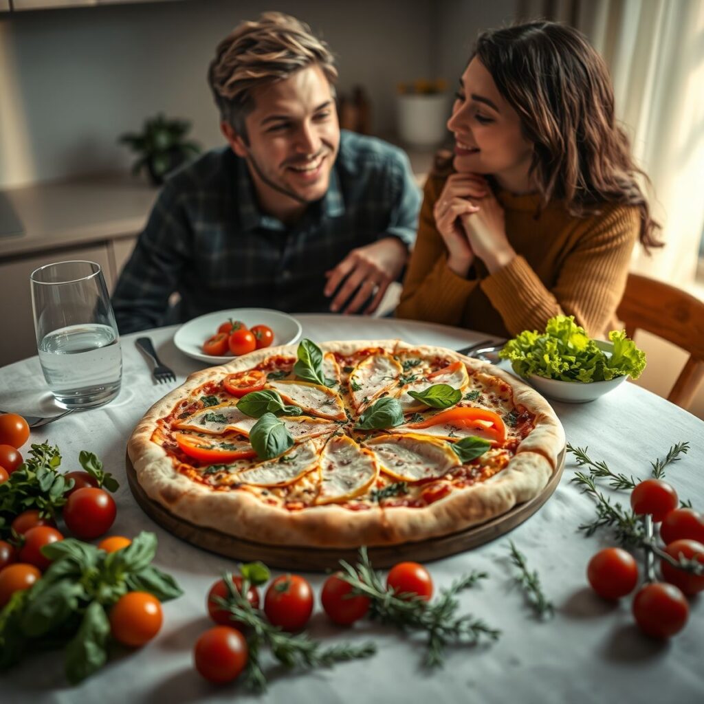 Pizza Fit com Peito de Peru: Receita Saudável e Deliciosa Pizza Fit com Peito de Peru: Receita Saudável e Deliciosa