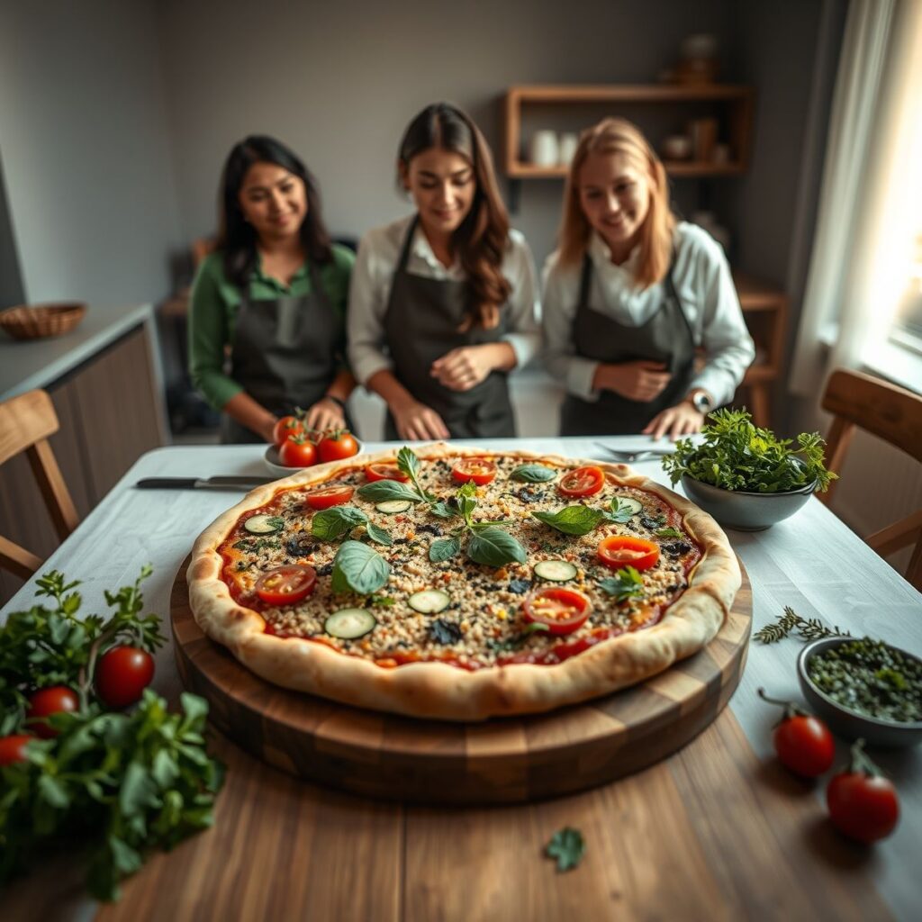 Pizza Fit de Quinoa: Receita Saudável e Nutritiva Pizza Fit de Quinoa: Receita Saudável e Nutritiva