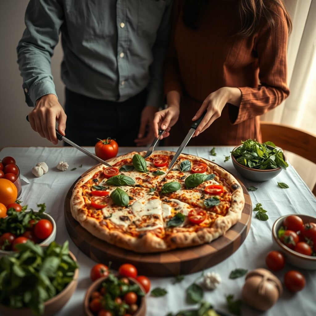 Pizza fit com molho de tahine: Receita saudável e deliciosa Pizza fit com molho de tahine: Receita saudável e deliciosa