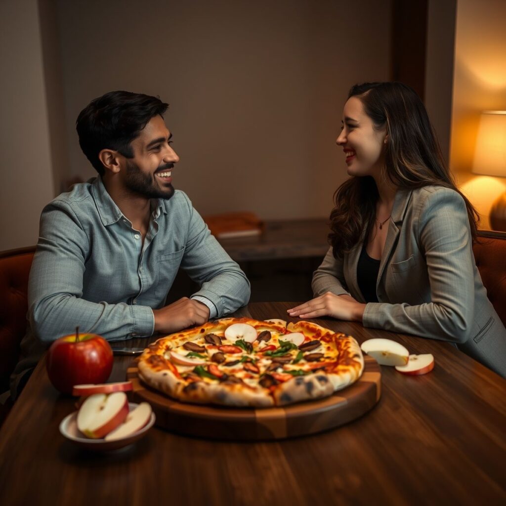 Pizza Fit com Fatias de Maçã: Receita Saudável e Saborosa Pizza Fit com Fatias de Maçã: Receita Saudável e Saborosa