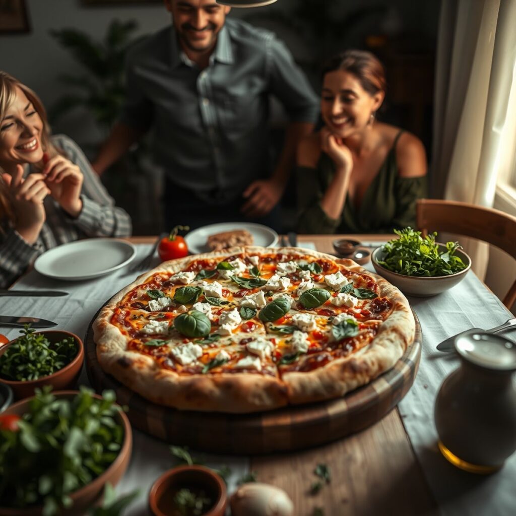 Pizza Fit com Queijo Feta: Receita Saudável e Saborosa Pizza Fit com Queijo Feta: Receita Saudável e Saborosa