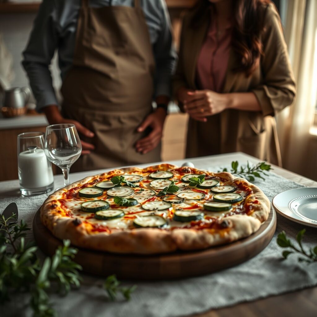 Pizza Fit de Abobrinha com Queijo: Receita Saudável e Saborosa Pizza Fit de Abobrinha com Queijo: Receita Saudável e Saborosa